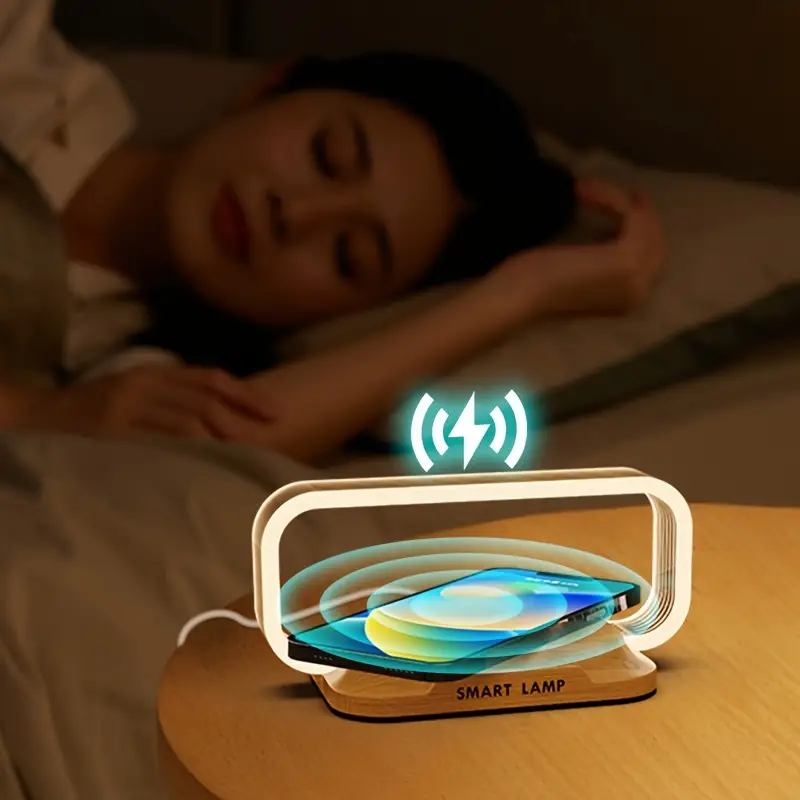Stellan — Minimalist Qi Lamp, Functional & Elegant
