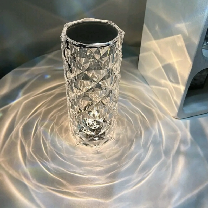 Elva — Prism Crystal Lamp, Scandinavian Elegance