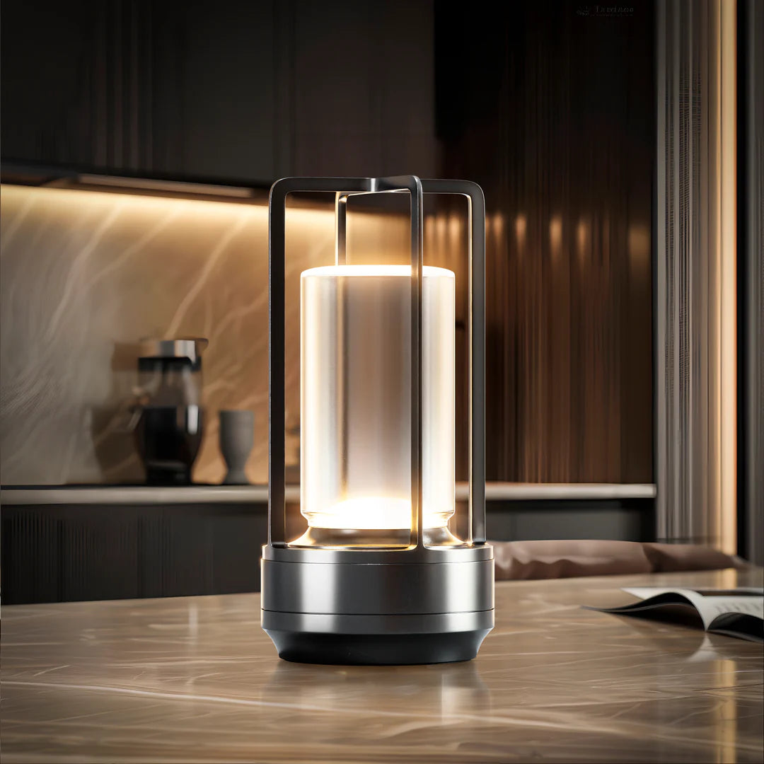 Alva — Crystal Lantern Lamp, Cozy Ambiance
