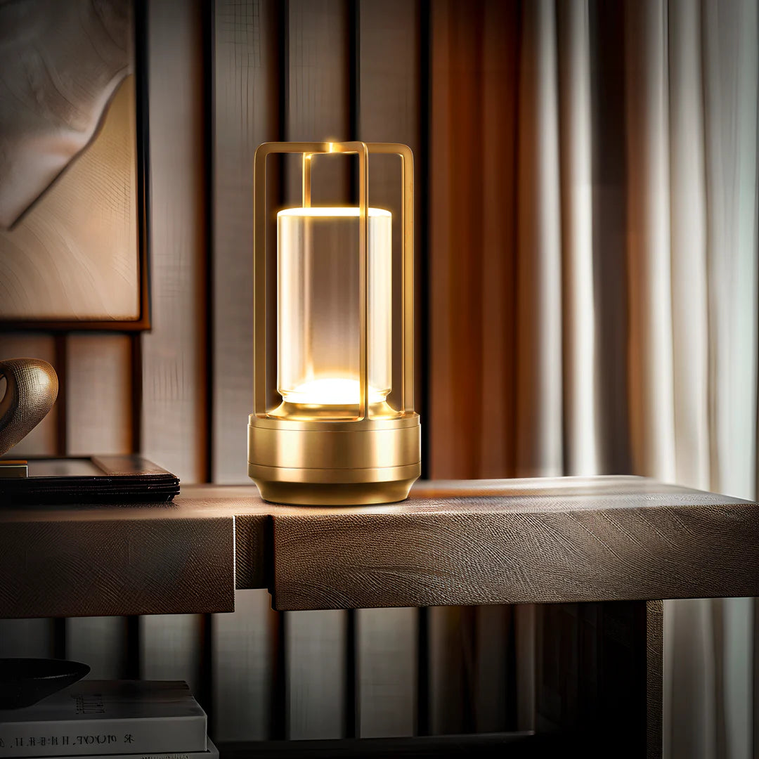 Alva — Crystal Lantern Lamp, Cozy Ambiance