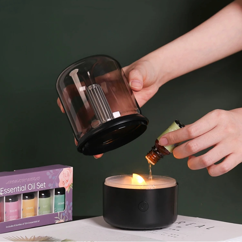 Astrid — Candlelight Diffuser Lamp, Gentle Mist