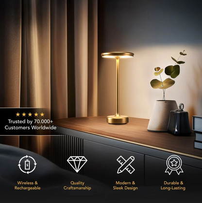 Almira — Luminous Elegance Lamp, Scandinavian Grace