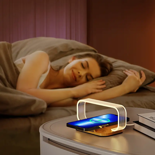 Stellan — Minimalist Qi Lamp, Functional & Elegant