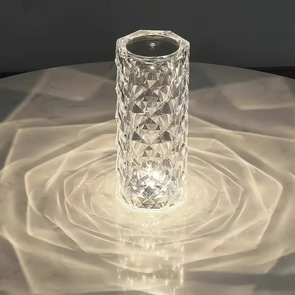 Elva — Prism Crystal Lamp, Scandinavian Elegance