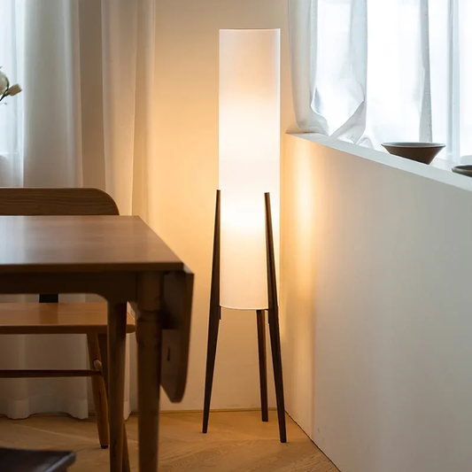 Ayaka — Japanese Floor Lamp, Natural Harmony