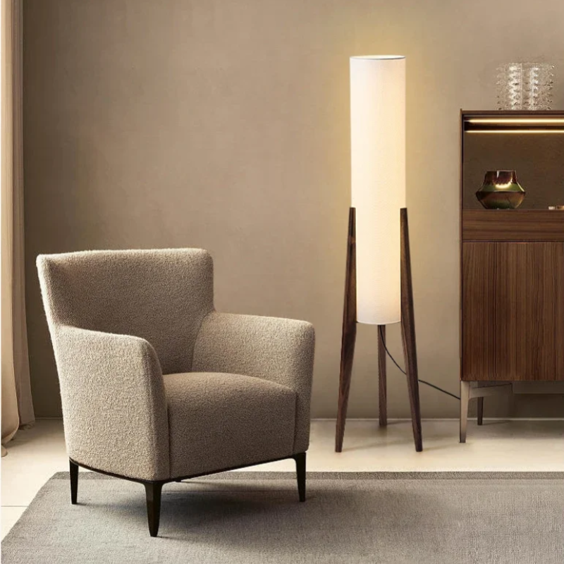 Ayaka — Japanese Floor Lamp, Natural Harmony