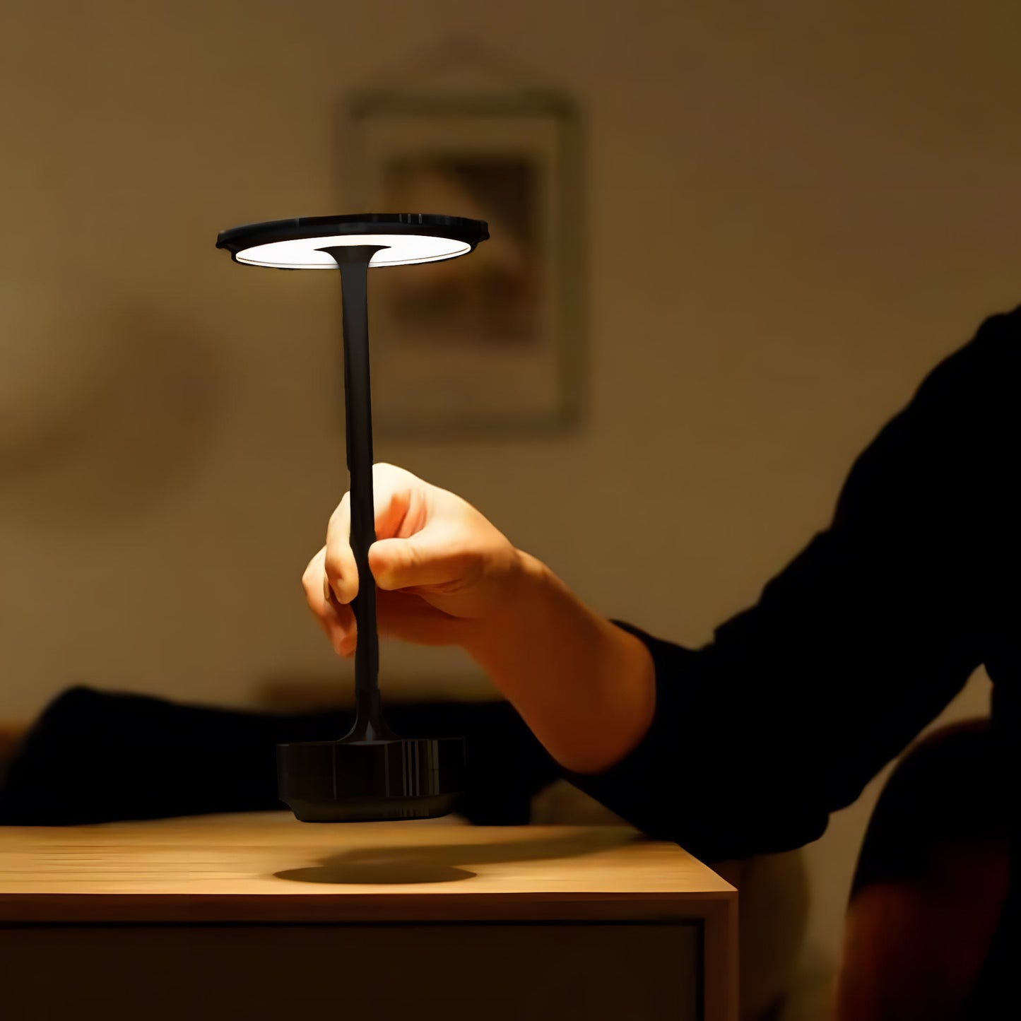 Almira — Luminous Elegance Lamp, Scandinavian Grace