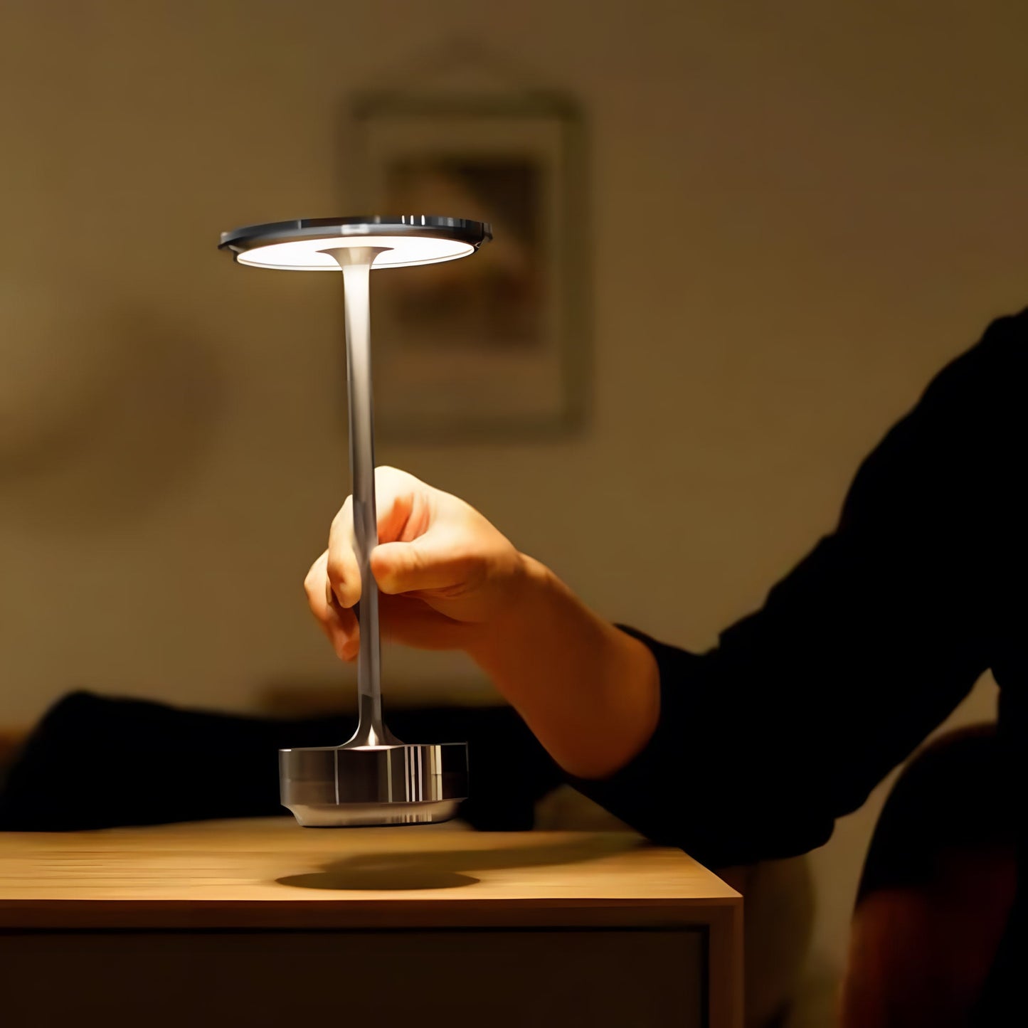 Almira — Luminous Elegance Lamp, Scandinavian Grace