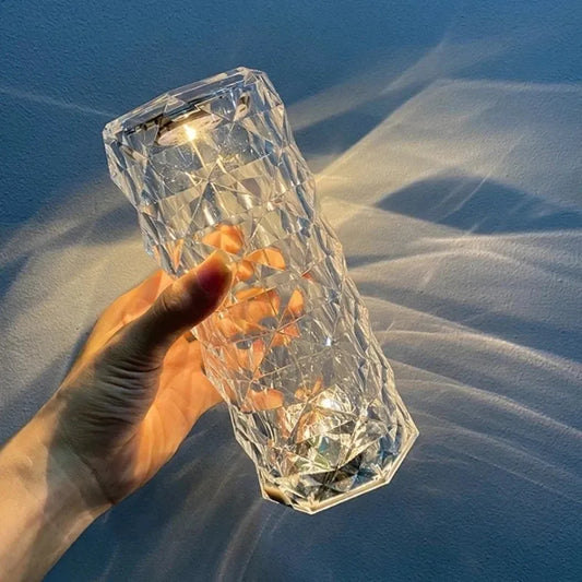 Elva — Prism Crystal Lamp, Scandinavian Elegance